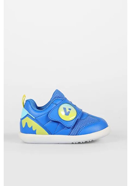 Donut Ortapedik Kauçuk Hafif Taban Cırtlı Bebe Ilk Adım Spor Ayakkabı Saks Mavi