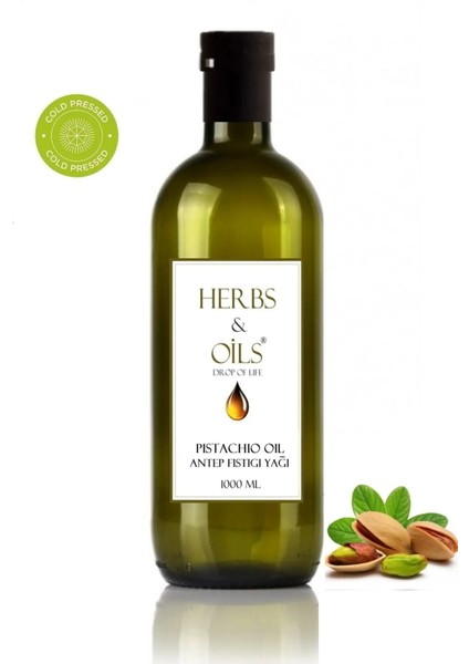Pistachio Oil Antep Fıstığı Yağı 1000 Ml