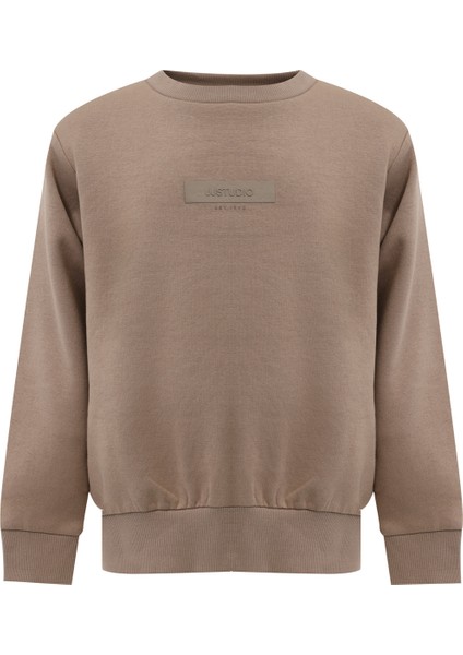 Jjtaka Sweat Crew Neck Jn Haki Erkek Çocuk Sweatshirt