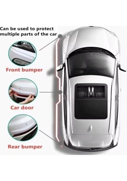 Araba Tampon Koruyucu Karbon Desenli Beyaz fiyatları
