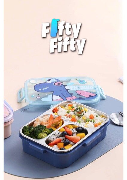 Lunch Box 750 ml (Sızdırmaz,karışmaz Üç Bölmeli) Yeni Nesil Sefer TASI-FFLBOX50555