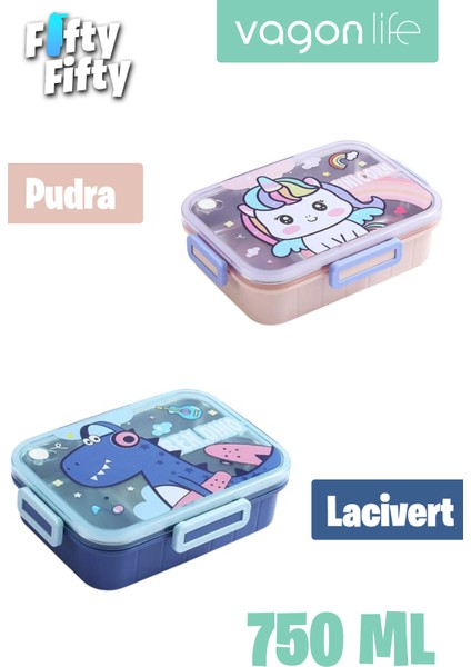 Lunch Box 750 ml (Sızdırmaz,karışmaz Üç Bölmeli) Yeni Nesil Sefer TASI-FFLBOX50555