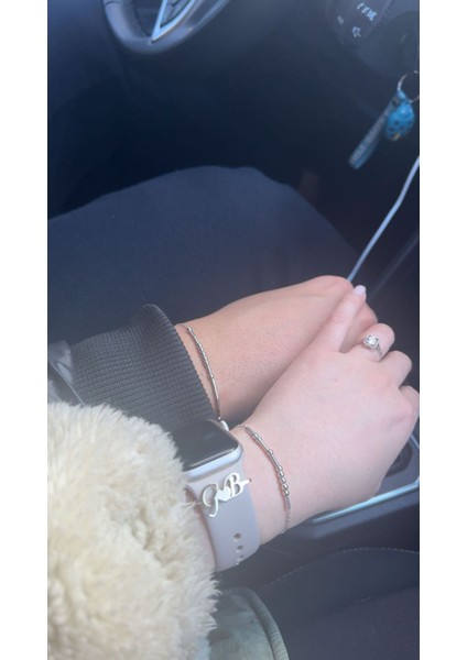 Kişiye Özel Çift Mors Alfabesi Bileklik