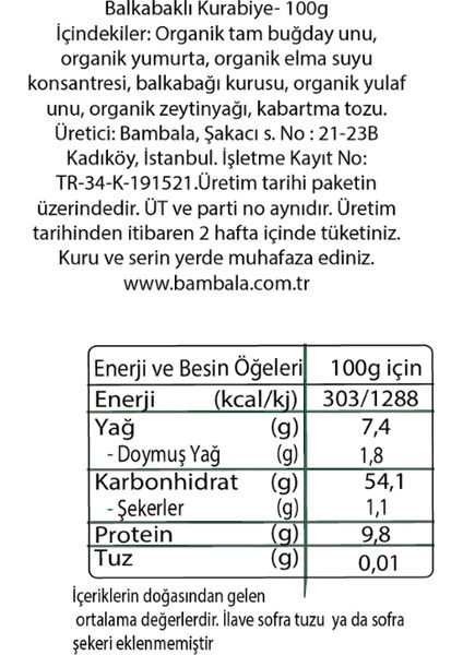 Balkabaklı Köpek Ödül Kurabiyesi