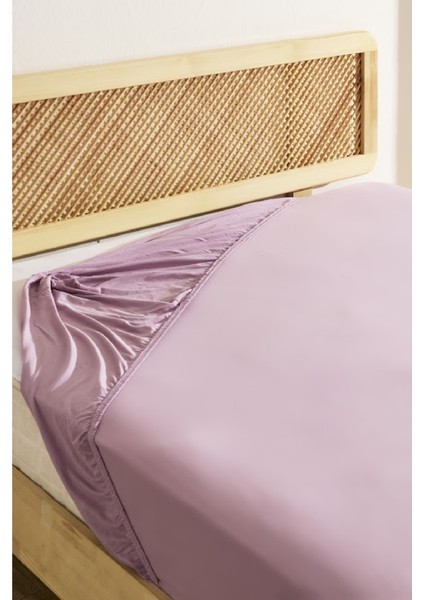 Penye Fitted Çarşaf Tek Kişilik 100 x 200+30 cm Pembe