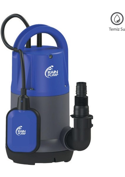 Rainpump CS550P-N Plastik Gövdeli Temiz Su Drenaj Dalgıç Pompa