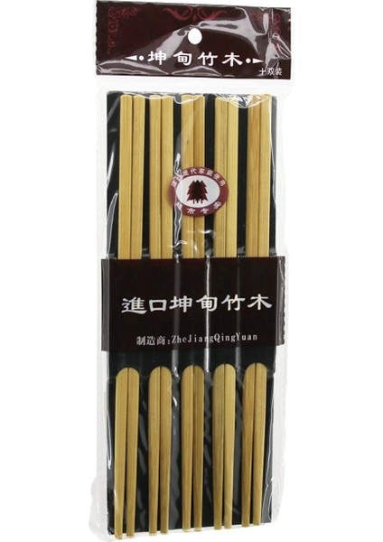 Sade Bambu 20PCS Stıck Çin Çubuk Suşi Kaşık (4887)