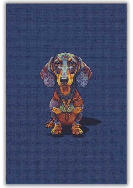 Fantastik Köpek Desenli Halı Hayvan Figürlü Halı Renkli Soyut Halı Dijital Baskılı Dokuma Kaymaz Tabanlı Yıkanabilir Salon Halısı fiyatları