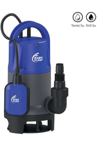 Rainpump CD750P-N Plastik Gövdeli Drenaj Dalgıç Pompa