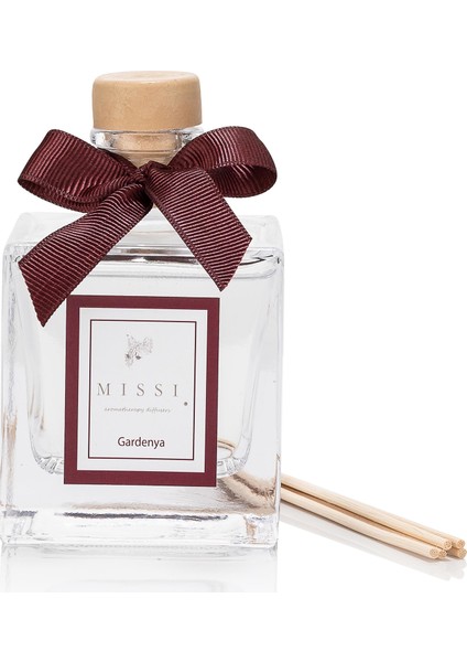 200 ml Kare Şişe Gardenya Bambu Çubuklu Oda Kokusu