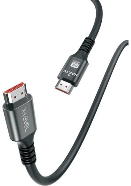 x Past 8k Hd Tv HDMI Kablosu Ultra Hdtv 8k Yüksek Hızlı 3 Metre HDMI Kablosu 8k 60Hz, 4K 120Hz Hdr