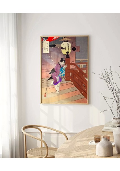 Çerçevesiz Poster Tapınakta Sessiz Dilek