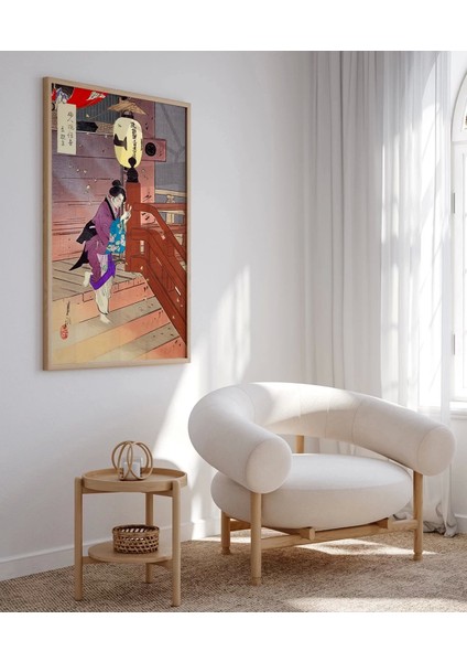 Çerçevesiz Poster Tapınakta Sessiz Dilek