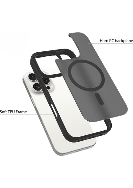 Apple iPhone 15 Uyumlu Mat Renkli Magsafe Arka Koruma Kılıf fırsatları