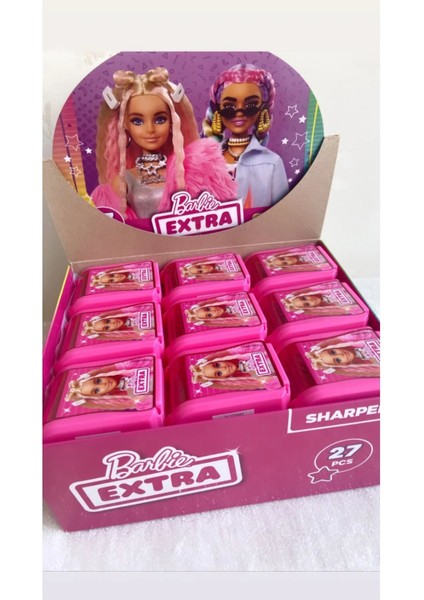 1ADET - Lisanslı Barbie Kalemtraş -3hazneli