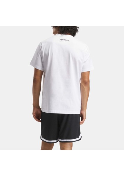 Basketball Erkek Kısa Kol Tişört Beyaz modelleri