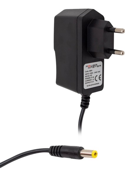 9 Volt - 1 Amper 5.5*2.5 Uçlu Priz Tipi Adaptör (4887)
