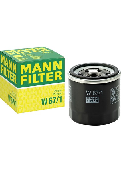 Mazda 3 Bk 1.6 Benzinli Yağ Filtresi 2004-2009 Mann Filter