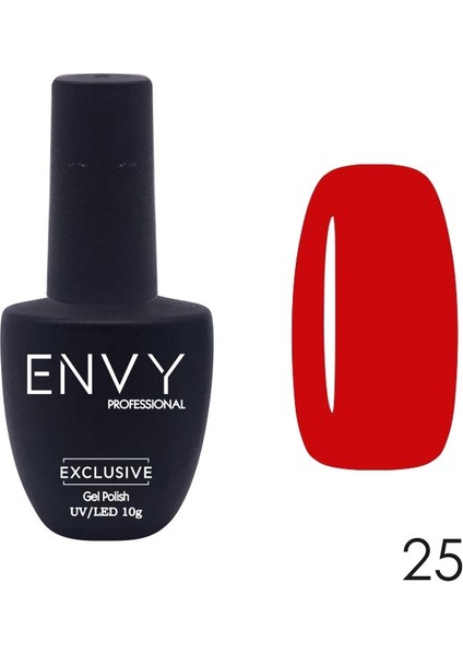 Kalıcı Oje Exclusive Seri Neon Kırmızı NO:025