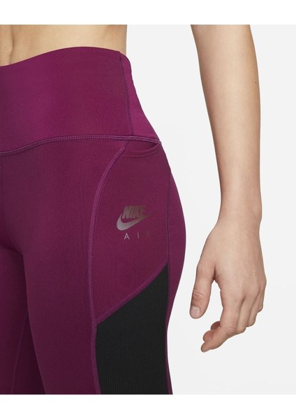 Air Women's 7/8-Length High-Waisted Pocket Running Leggings Kadın Spor Taty fırsatları