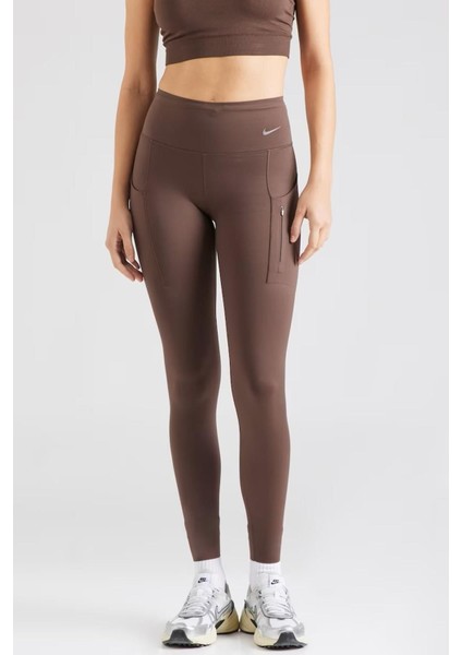 Go Firm Support High Rise Full Length Kadın 6 Cepli Lazer Kesim Antreman Taytı Koyu Kahve fiyatları