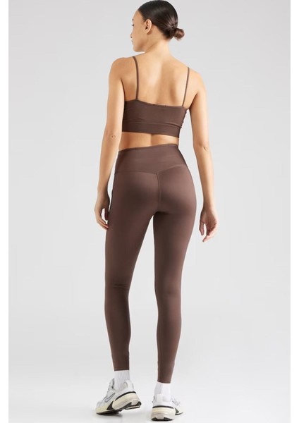Go Firm Support High Rise Full Length Kadın 6 Cepli Lazer Kesim Antreman Taytı Koyu Kahve modelleri
