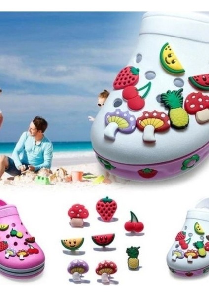 Terlik Süsü 4 Lü Set, Crocs Konsept Terlik Süsü Aşkı Terlik Süs