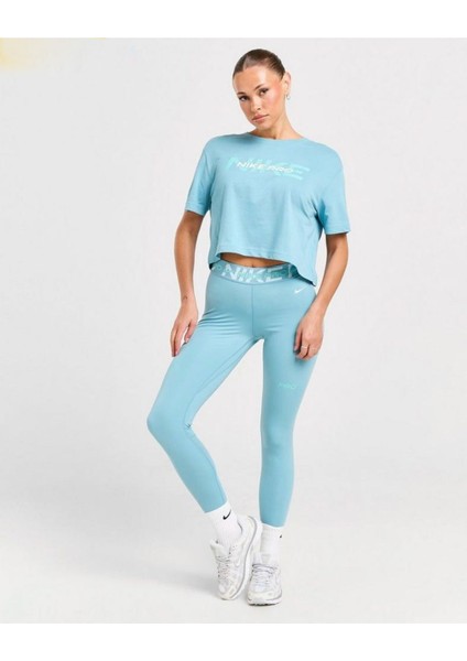 Pro Graphic Cropped Training Short-Sleeve Kadın Tişört Ndd Sport fırsatları