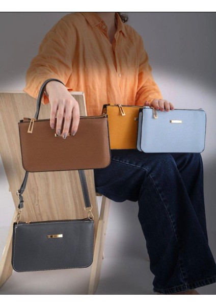 Kadın Askılı Zarf Çanta