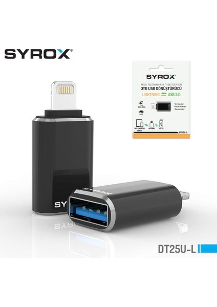 iphone Lightning To USB 3.0/a 480MBPS Çevirici Dönüştürücü Data Veri Içindir Yeni Tip