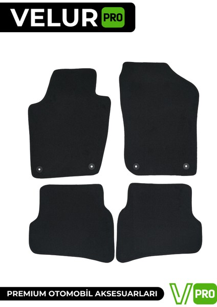 Velurpro Seat Ibiza 2008-2017 Araca Özel Halı Paspas Araba Halısı Oto Paspas