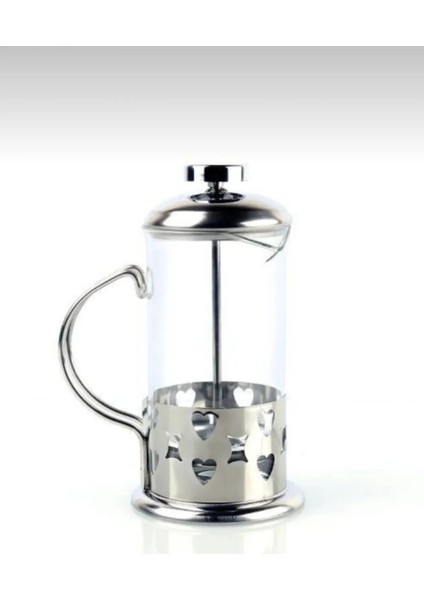 600 ml Frenç Press Filitreli Kahve Çay Soğuk Çay Frenç Pres