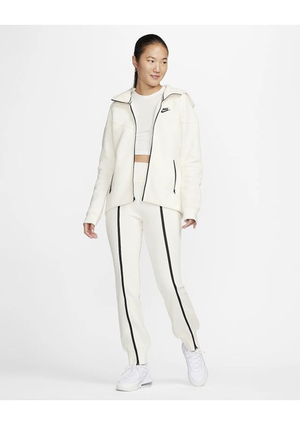 Sportswear Tech Fleece Hr Zip Pant Kadın Eşofman Altı-Beyaz