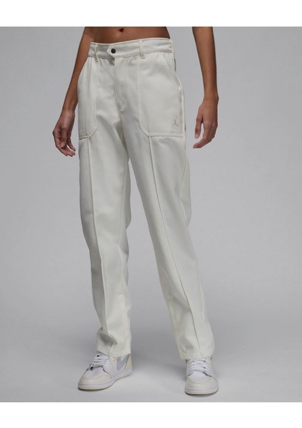 Jordan Essentials Woven Straight Zippered Flat Inner Leg Kadın Pantolon Ndd Sport