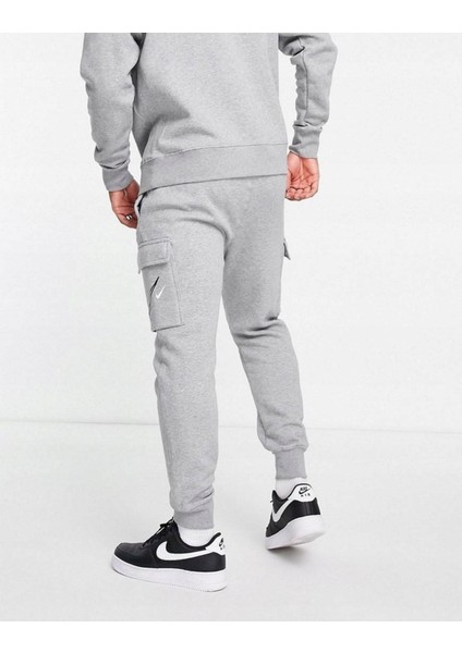 Fleece Kargo Jogger Gri Erkek Spor Eşofman Altı DQ3946-063 indirimleri