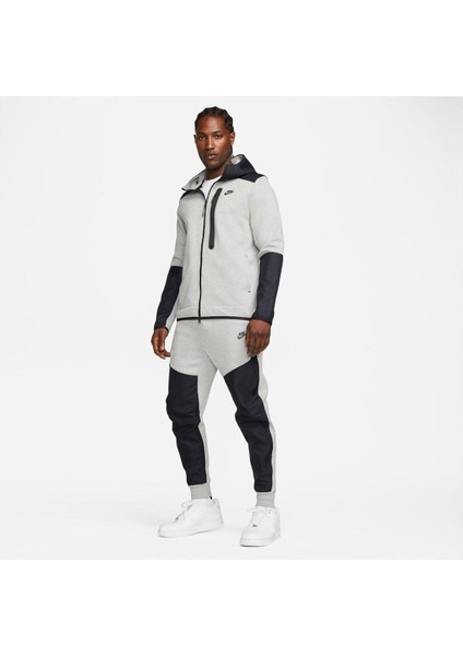 Tech Fleece Overlay Erkek Gri Eşofman Altı