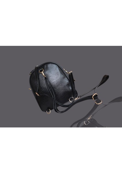 Çift Askılı Üç Fermuarlı Lizard Kadın Sırt ve Omuz Çantası fırsatları