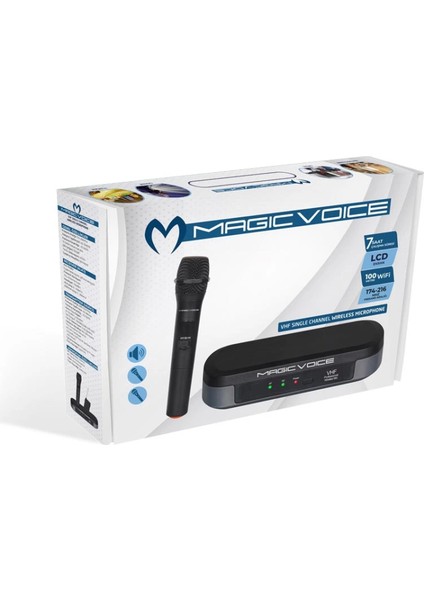 Magıcvoıce MV-3811 Vhf El Tipi Telsiz Mikrofon (4887)