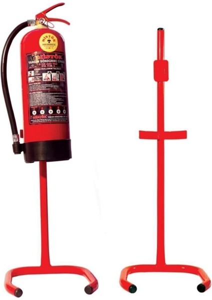 6 kg Ayaklı Yangın Tüpü Sehpası Kırmızı Yangın Tüpü Sehpası fiyatları
