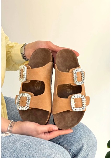 Camel Nubuk Terlik