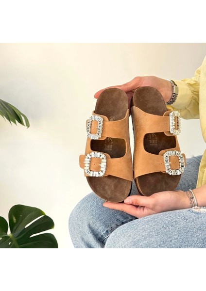Camel Nubuk Terlik