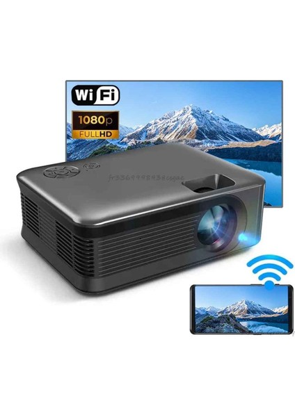 A30 Full Hd Mini Projeksiyon Ios Android Uyumlu Wifi 1080 Destekli Projektör Cihazı