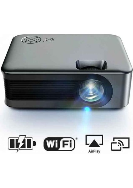 A30 Full Hd Mini Projeksiyon Ios Android Uyumlu Wifi 1080 Destekli Projektör Cihazı