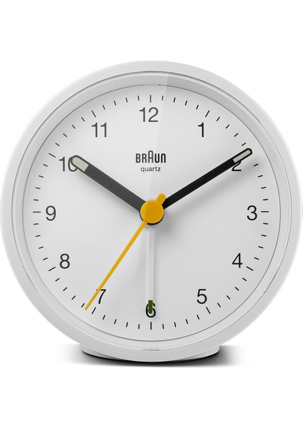 Braun BC12W Beyaz Klasik Analog Alarmlı Masa Saati