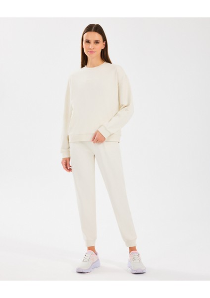 W Essential Jogger Sweatpant Kadın Off White Eşofman Altı S242118-102