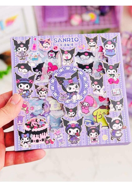 Kuromi My Melodi Sanrio Sticker Seti - 470 Adet - Ajanda, Günlük, Scrapbook, Bullet Journal Çıkartma