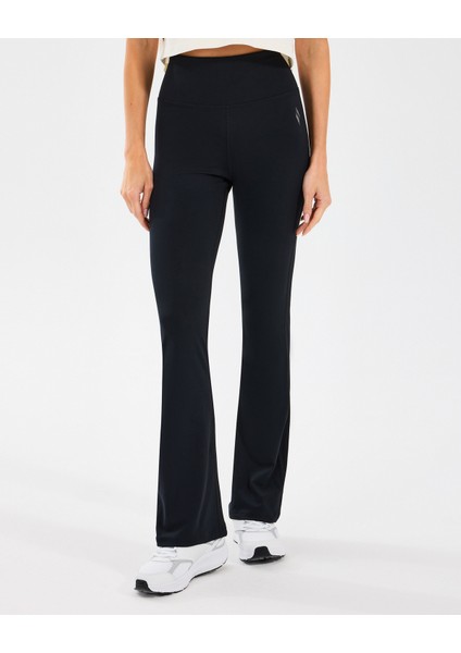 W Basic Flare Legging Kadın Siyah Tayt S2510201-001