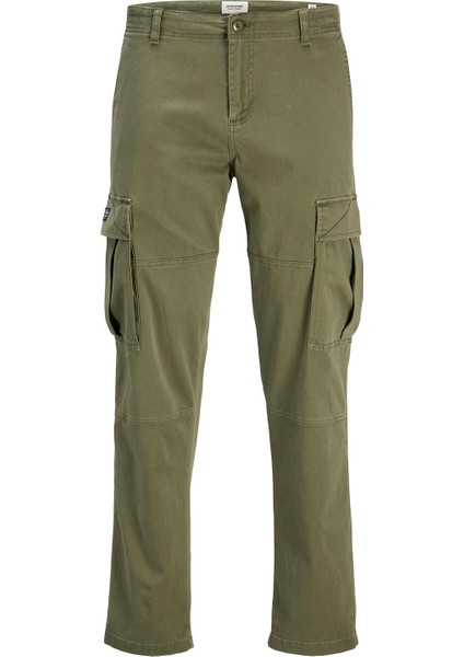 Jack Jones Erkek Haki Yeşil Renk Kargo Pantolon 12268364