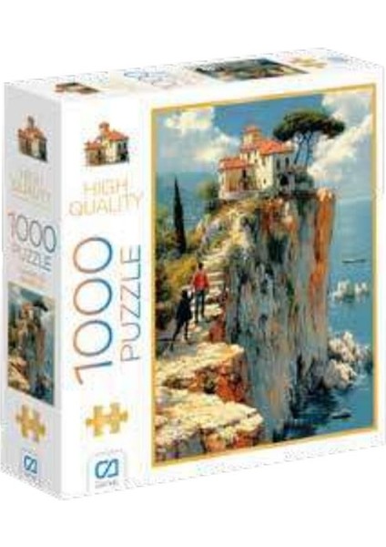 Tepedeki Ev Puzzle 1000