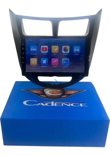 Hyundai Accent Blue Siyah 2011-2013 Cadence 6-128 (Sim Kartlı) 360 Cam Destekli Pro Oem Multimedia